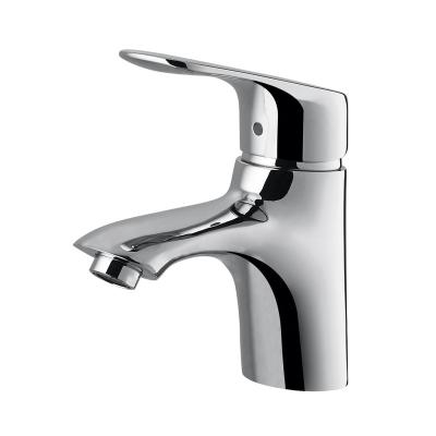 China Premium Quality Durable Materials Handle Metal Basin Mixer Tap Bathroom Metered Single Water Faucet Faucets for sale