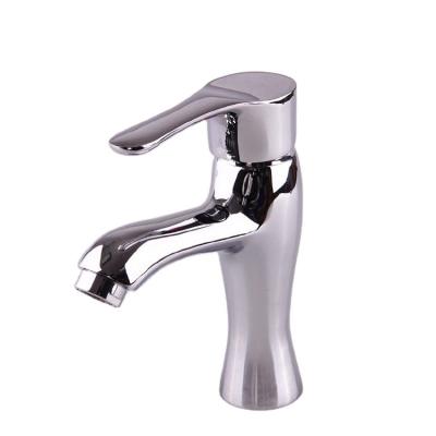 China Metered Faucets Highly Appreciated New Arrival Material Sliver Bathroom Basin Mixer Brass Tap Water Tap for sale