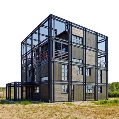 China Modern Economic Prefab Modular Steel Structure High Rise Office Building for sale