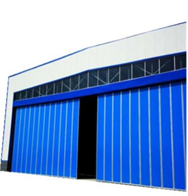 China Modern Prefab Easy Assemble Tubular Truss Frame Aircraft Building With Hangar Door for sale