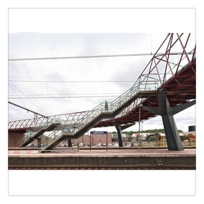 China Q355B Steel Structure Bridge Temporary Portable Steel Pedestrian Bridge Universal Steel Structure Bridge for sale