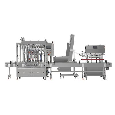 China Fully automatic liquid filler and capping line high efficiency water bottle price of Honey Tomato Paste Filling Machine for sale