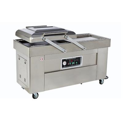 China Food CE Certified Double Chamber Sealer Seal Forming Machine Food Packaging Vacuum Packing Machine for sale