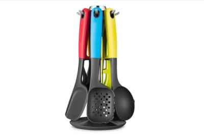 China Ergonomic Nylon Kitchen Utensil Sets 7pcs With TPR Handles for sale