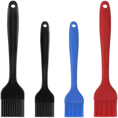 China FDA Long Handle Silicone Basting Brush , OEM Silicone Bbq Basting Brush for sale