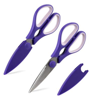 China With COLOR Set Of 2 Multipurpose Scissors Stainless Steel Kitchen Shears With Blade for sale