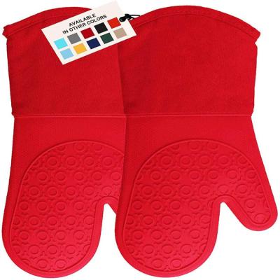 China Skidproof Oven Mitts Pot Holder , Waterproof kitchen mitts and potholders for sale