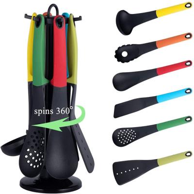 China Multifunction Nylon Cooking Utensils , ODM Heavy Duty Plastic Cutlery Sets for sale