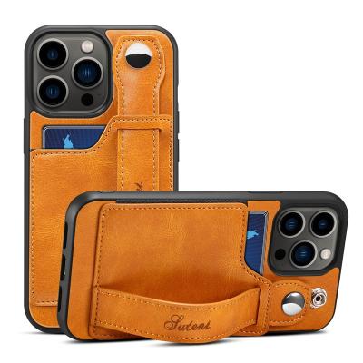 China Wholesale Shockproof Leather Card Holder Mobilr Cover Mobile Phone Cases For Cell Phones For iphone 12 pro max for sale