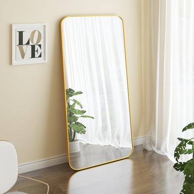 China Explosion Proof Environment Friendly Floor Standing Mirror Rectangular Cloakroom Wall Hanging Mirror for sale