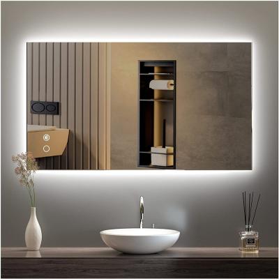 China Wall Anti-fog Mirror Bathroom Mirror Wifi Light Touch Control Led Smart Vanity Mirror for sale