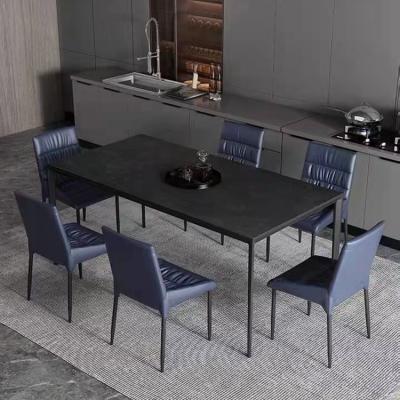 China Environment Friendly Dining Room Furniture 6/8 Seats Modern Dining Table And Chairs Set for sale