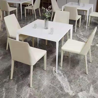 China Slate Friendly Luxury Rock Rectangle Dining Table Environment Table Dining Table for sale