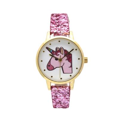 China New design unicorn lady style automatic alloy custom watch fashion watch elegant genuine leather band for girl and women for sale