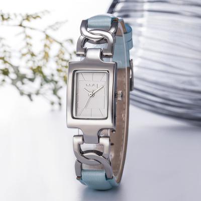 China Water Resistant Raymons WY-020 Woman Square Watches Leading 2021 Leather Band Ladies Watch Quartz Wristwatch Fancy Luxury Ladies Watches for sale