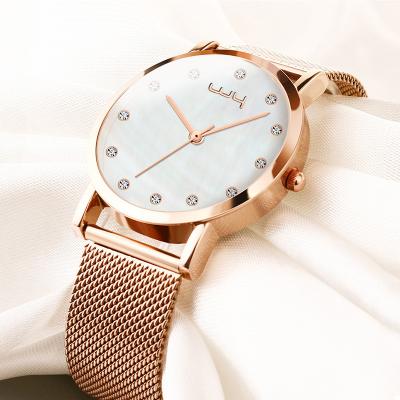 China Quartz wrist fashion women leather watches latest design automatic date RAYMONS WY-070 for ladies Bayan Kol Saati zegarek custom damski for sale