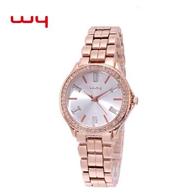 China Custom Date Raymons WY-019 Quartz Automatic Watch Clock Ladies Watch Reloj Mujer Ladies Wristwatches For Women Rose Gold for sale