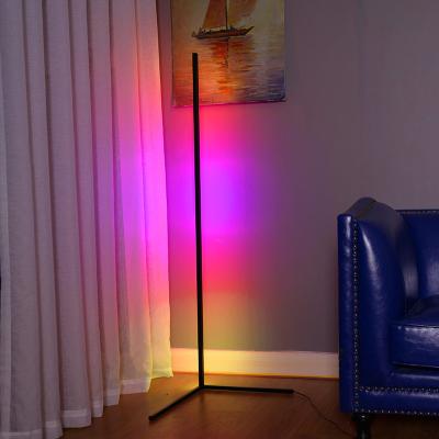 China SYJ Modern Minimalist RGB Light Europe Tripod LED Remote Control Nordic Corner Floor Lamp for sale