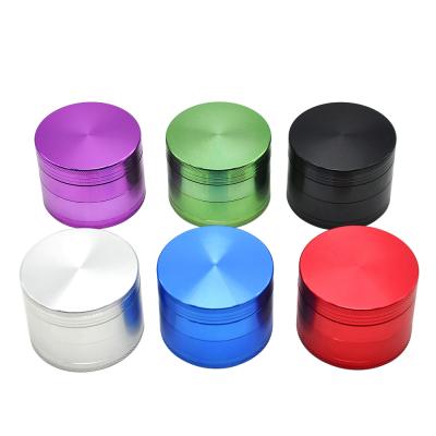 China Four Layer Aluminum Alloy Smoke Herb Grinder Metal Grinder Alloy Space Case 63MM for sale