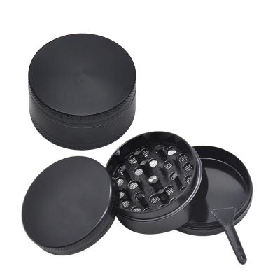 China New Aluminum Alloy Three Layer Smoke Grinder 50mm Light Zinc Alloy Plate Herb Grinder for sale