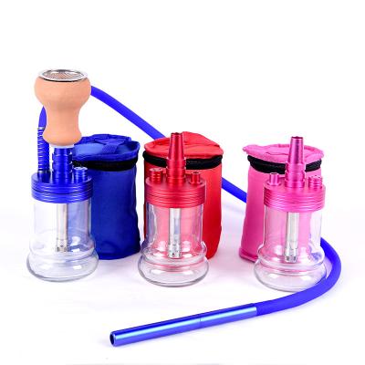 China MIni Hookah Complete Set Acrylic Take Your Shisha Travel Arabic KTV Bar for sale