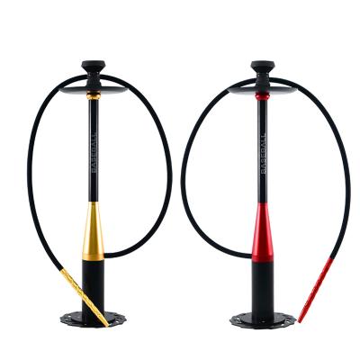 China Aluminum Alloy/Aluminum Big Single Tube Arabian Alloy Hookah Bar Air Baseball Style Medium Hookah Shisha for sale