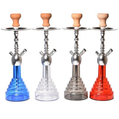 China Acrylic shisha hookah aluminum / aluminum alloy set large aluminum hookah for sale