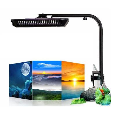 China Fish Aquarium Coral Reef 90w Coral Reef Led Aquarium Lamp Sunrise Sunset Dimmable Saltwater Marine Led Aquarium Light for sale