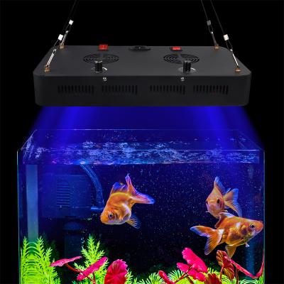 China Spectrum Shell Simulate Fish Tank Light Aluminum Mrine Fish Tank Full Led Aquarium Lights for sale