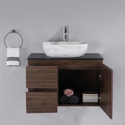 China Modern Customizable Best Quality PVC Bathroom Cabinet Cheap Waterproof Vanity for sale