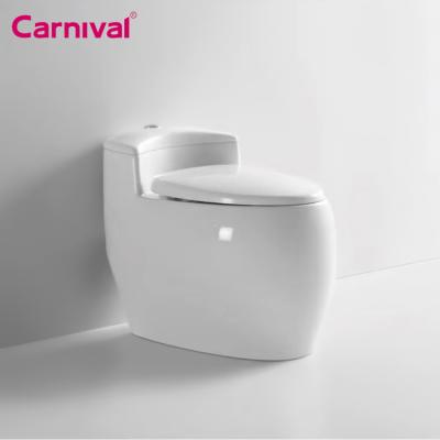 China New Design High Quality Floor Mounted Double-Flow Siphonic Toilet Bowl for sale