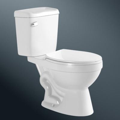 China Double-flux 619 Durable Siphonic Ceramic Two Piece Toilet Lavatory for sale