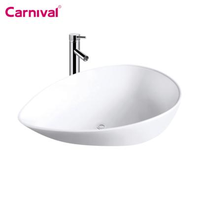 China Modern Wholesalers Porcelain Teardrop Wash Basin Face Art Basin V194 for sale