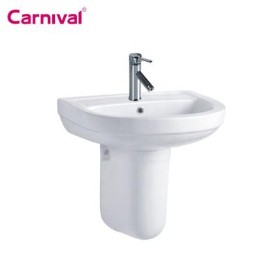 China China Product High Quality Modern Bathroom Accessory Ceramic Wall Hung Wash Basin ON0013 for sale