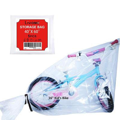 China Clear Giant Storage Bags Jumbo Plastic Moving Bags For Clothes Packing for sale