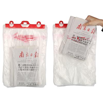 Cina Customized Printed Shopping Plastic Bags For Newspaper Delivery in vendita