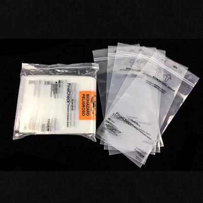 China Disposable Autoclavable Specimen Collection Bags With 2 Pouch for sale