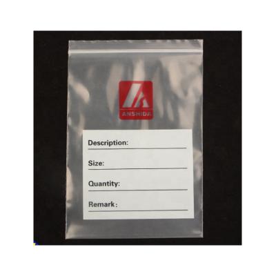 China Stand Up 0.04mm 0.05mm Ziplock Plastic Bags Custom Printed Logo for sale