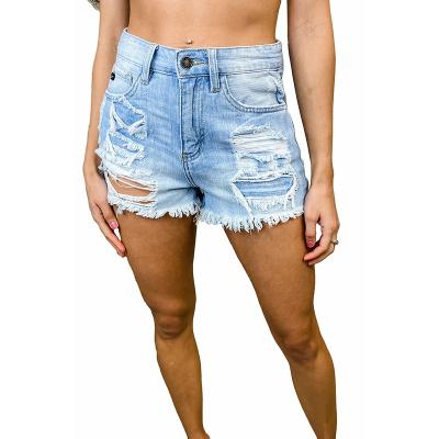 China Sustainable Fashion Ladies Summer Clothing High Quality Custom Denim Shorts Jean for sale