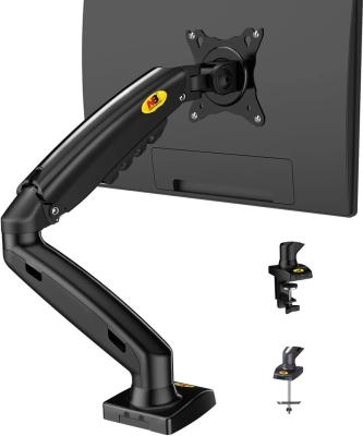 China Full Motion (Height) Swivel Monitor Mount Adjustable Desktop Monitor Arm with Gas Spring for 17-30' Monitors (within 4.4lbs to 19.8lbs) for sale