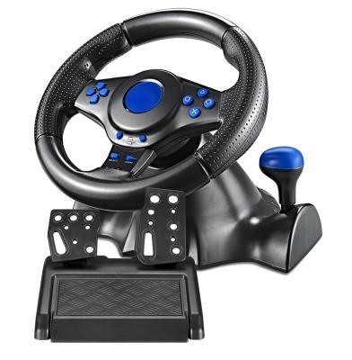 China With handbreak racing steering wheel with pedals / paddles clutch and vibration for PS4 / PS3 / XBOX One / XBOX 360 / Switch / Android / PC for sale