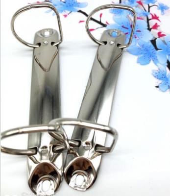 China Metal Supply D Shape Metal Ring File Clips 2 Ring File Folder Mechanism PD123-2-25/20 for sale