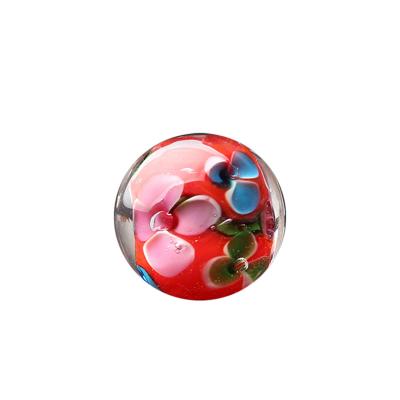 China Round Crystal Lampwork Glass Beads Two Tone Crystal Special Hot Selling Style for sale