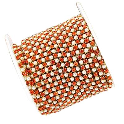 China Self Adhesive Rhinestone Mesh Hotfix Crystal Rhinestone Branded Rhinestone for sale