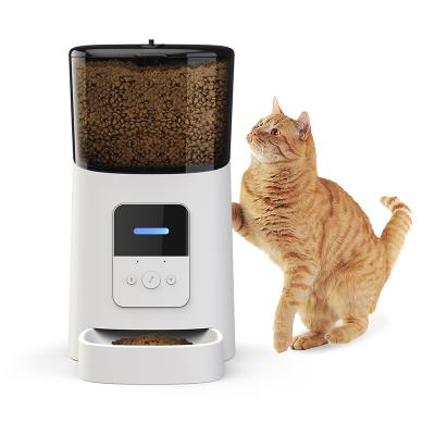 China Automatic Pet Cat Feeder Camera Automatic Synchronized Quantitative Dispenser For Dog Cat Bowl for sale