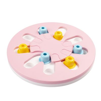 China 2021 Viable Forager Intellectual Developmental Dog Shape Disc Toys And Accessories Interactive Pet Bowl for sale