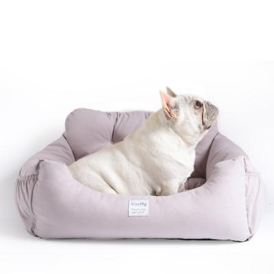 China Viable Good Quality Foldable Luxury Portable Foldable Dog Front Row Cushion Safety Seat Pet Home Pet Bed Cushion for sale