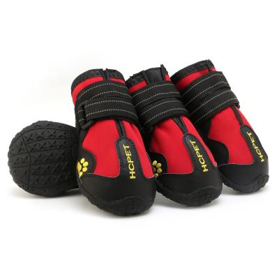 China Viable Warm Wear Resistant Anti-Slip And Waterproof Reusable Silicone Pet Shoes Dog Shoes for sale