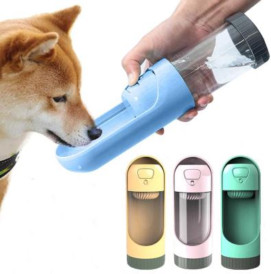 China Drop-proof small pets and retractable design does not occupy bag space dog water bottle pet for sale