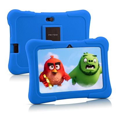 China Hard Micro Usb Interface 5v/2a 7-Inch Quad-Core 16gb Mini Children'S Education And Learning Android Wireless Tablet for sale